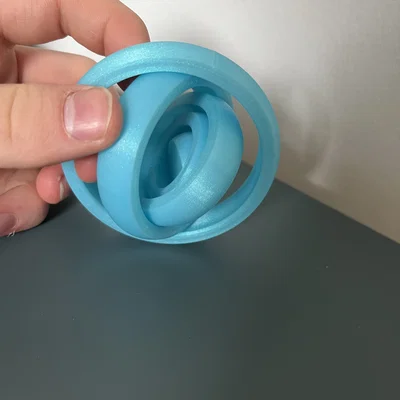 Gyro Fidget Toy – Print-in-Place (Đồ chơi xoay Gyro in liền khối)
