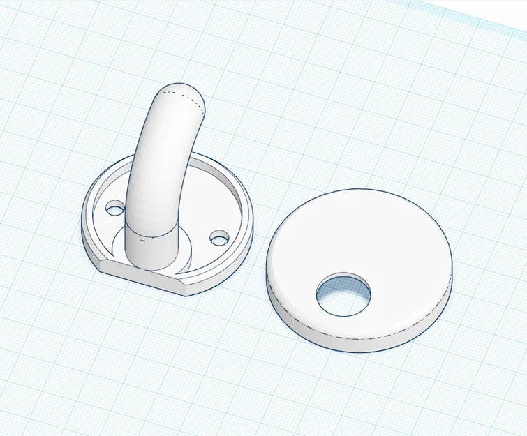 Móc Treo Khăn Gắn Tường Kèm Mặt Che (Faceplate) - Image 6