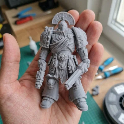 Mô hình 3D Warhammer 40k Space Marine II - Bộ sưu tập chiến binh