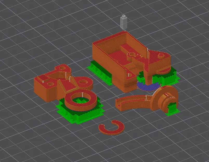 CREALITY K2PLUS - CHAIN RISER [ORIGINAL AND DXC2 EXTRUDER] - Image 4