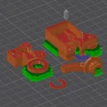 CREALITY K2PLUS - CHAIN RISER [ORIGINAL AND DXC2 EXTRUDER] - Thumbnail 4