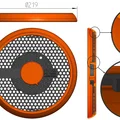 Prusament Upcycle Frisbee – Đĩa ném tái chế dễ in, không cần supports - Thumbnail 4