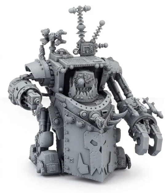 Mô hình Morkanaut - Chiến binh cơ khí hạng nặng cho Warhammer 40K - Image 1