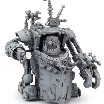 Mô hình Morkanaut - Chiến binh cơ khí hạng nặng cho Warhammer 40K