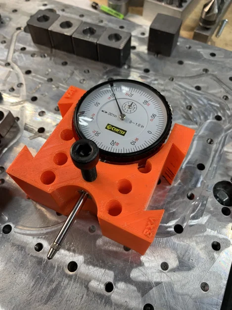 Dụng cụ chỉnh góc taper cho Lathe Compound (BXA) bằng dial indicator - Image 1