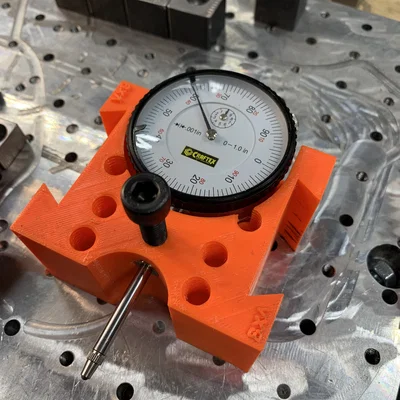 Dụng cụ chỉnh góc taper cho Lathe Compound (BXA) bằng dial indicator