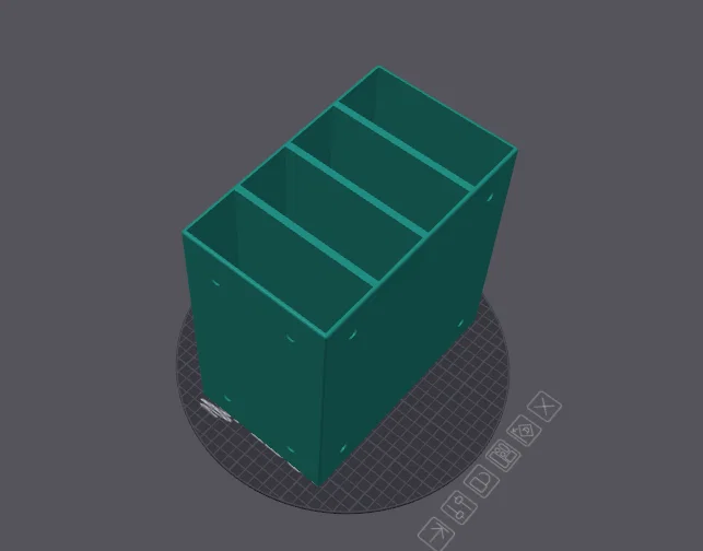 Tủ nhựa 4 ngăn kéo mini in 3D có thể kết nối bằng nam châm - Image 6