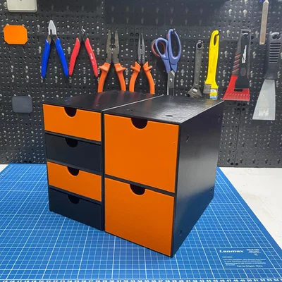 Tủ ngăn kéo 3D module - Giải pháp lưu trữ thông minh cho góc làm việc