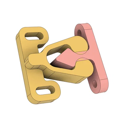 Khóa gài chốt móc in 3D tùy chỉnh lực giữ linh hoạt