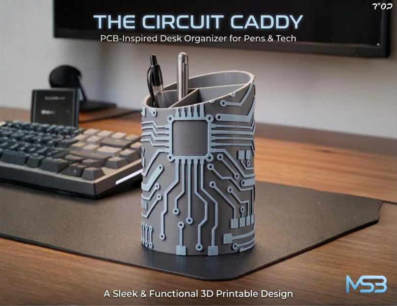 The Circuit Caddy – Organizer để bàn phong cách PCB - Image 1