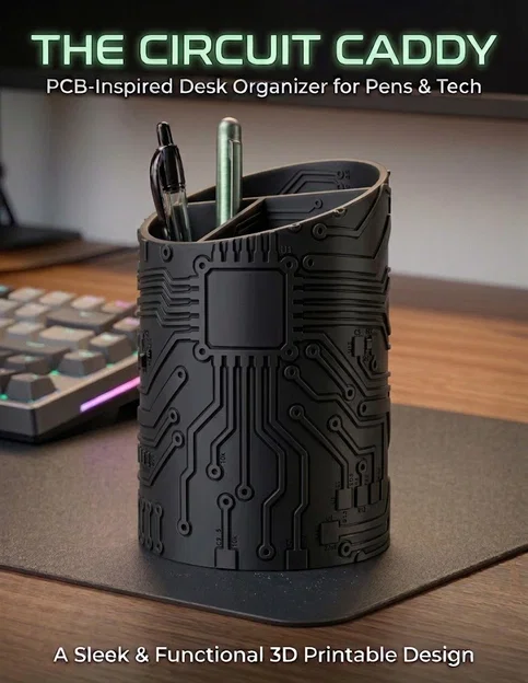The Circuit Caddy – Organizer để bàn phong cách PCB - Image 2