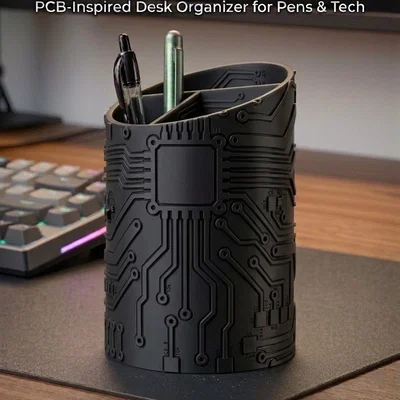 The Circuit Caddy – Organizer để bàn phong cách PCB