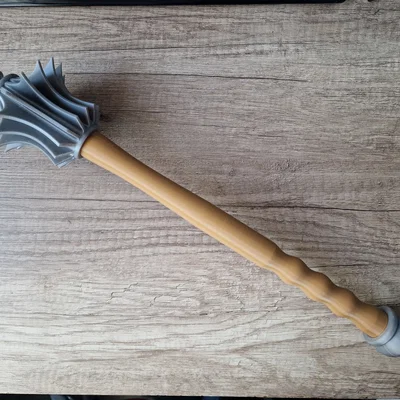 Cán cầm cho chùy Trung Cổ (Handle for Medieval mace / Husitský palcát)