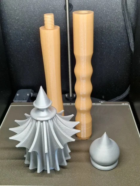 Cán cầm cho chùy Trung Cổ (Handle for Medieval mace / Husitský palcát) - Image 2