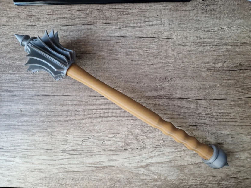 Cán cầm cho chùy Trung Cổ (Handle for Medieval mace / Husitský palcát) - Image 6