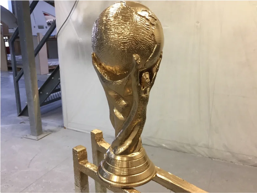 Mô hình cúp vô địch bóng đá thế giới (World Cup) in 3D cực đẹp - Image 1