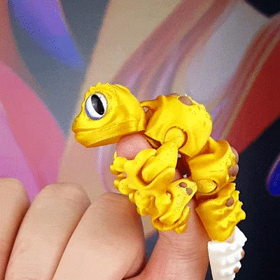 Mini Gecko Khớp Nối Dễ Thương (Print-in-Place)