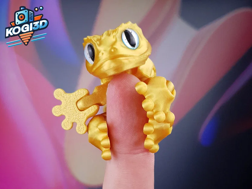 Mini Gecko Khớp Nối Dễ Thương (Print-in-Place) - Image 7