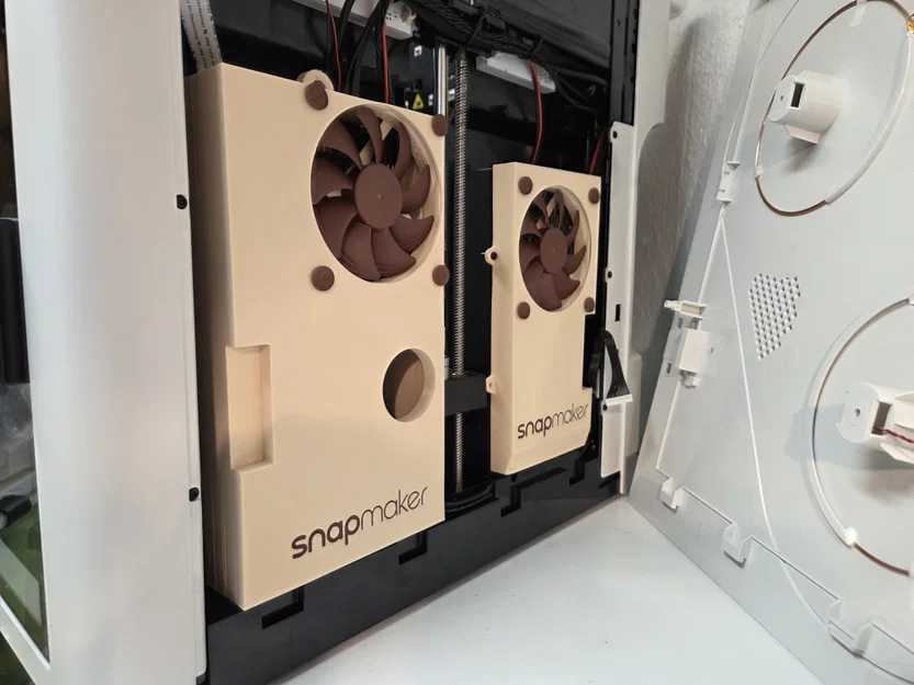 Snapmaker U1: Cải thiện làm mát PSU & mainboard (kèm file CAD) - Image 1