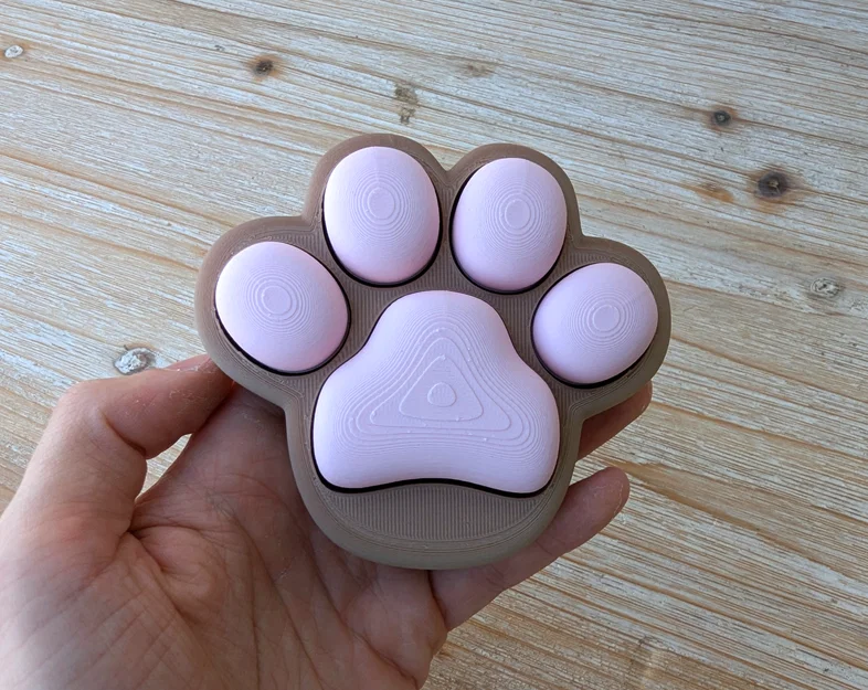 Đồ chơi giải tỏa căng thẳng hình bàn chân chó (Fidget Paw) cực dễ thương - Image 1