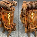 Đèn bàn Steampunk hoạt động đầy đủ (Fully functional desk lamp) - Thumbnail 1