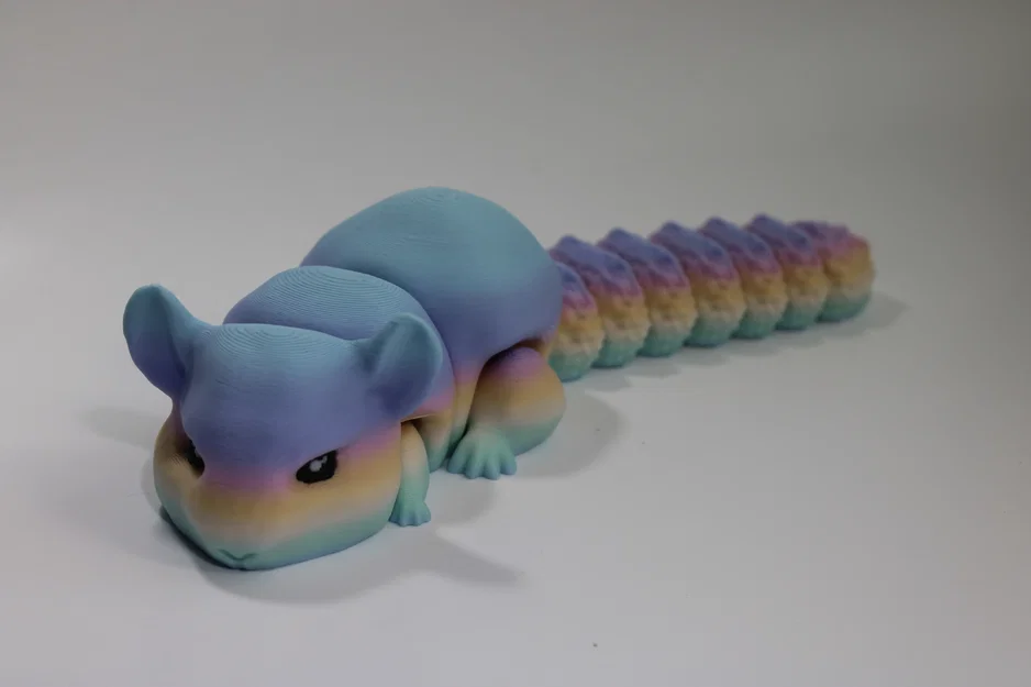 Mô hình Chinchilla cử động linh hoạt (Articulated Chinchilla) in 3D - Image 1