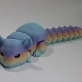 Mô hình Chinchilla cử động linh hoạt (Articulated Chinchilla) in 3D - Thumbnail 1