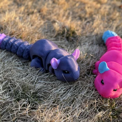 Mô hình Chinchilla cử động linh hoạt (Articulated Chinchilla) in 3D