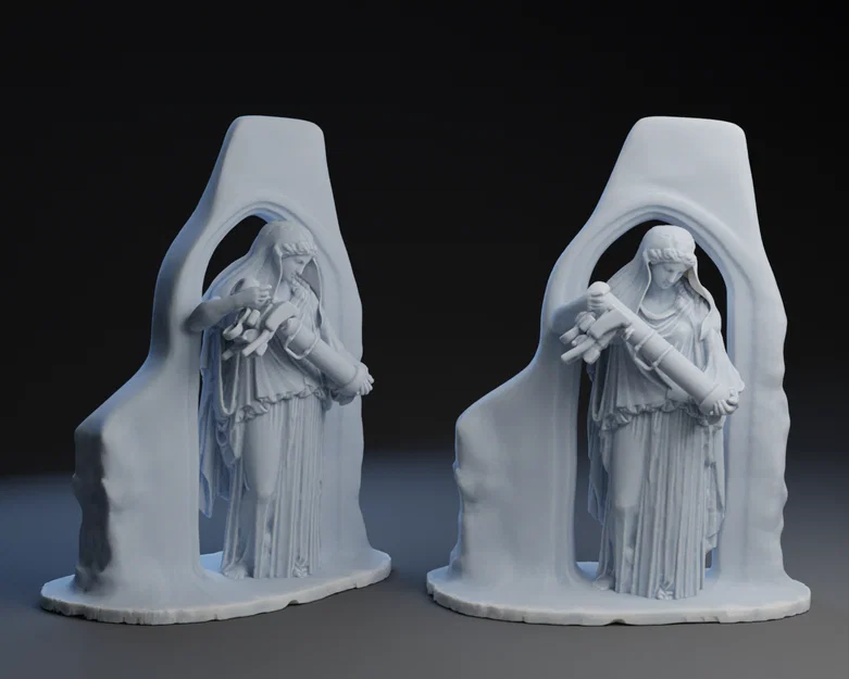 Mô hình 3D Saint Javelin of Bohorodychne - Tượng đài lịch sử - Image 1
