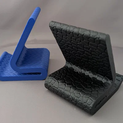 Giá đỡ điện thoại in 3D với 3 kiểu họa tiết vân bề mặt độc đáo