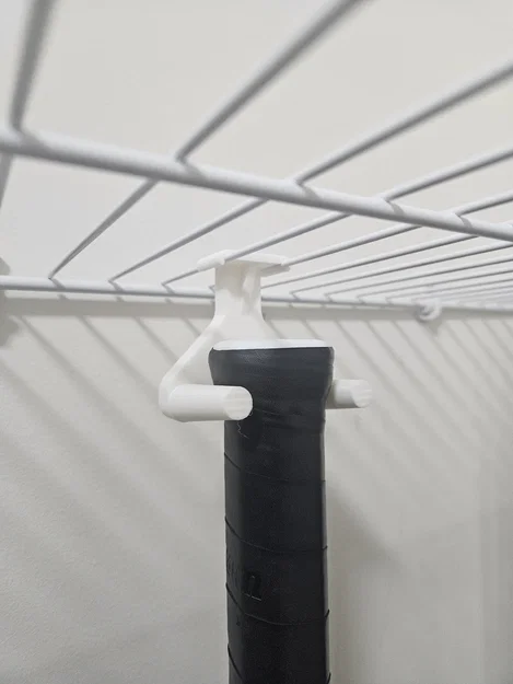Móc treo vợt tennis cho kệ lưới sắt (Wire Shelf) - Giải pháp 3D thông minh - Image 2