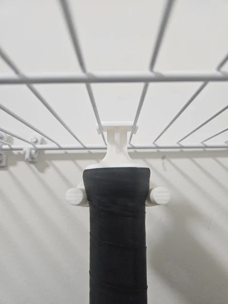 Móc treo vợt tennis cho kệ lưới sắt (Wire Shelf) - Giải pháp 3D thông minh - Image 3