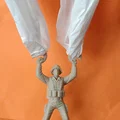 Mô hình lính nhảy dù dùng túi ni lông tái chế chơi ngoài trời - Thumbnail 6