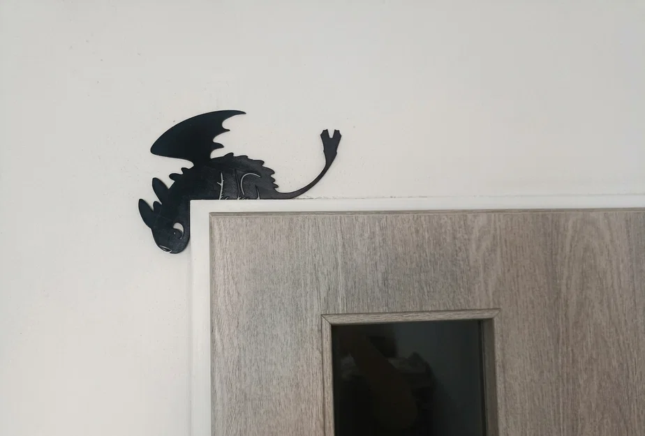 Mô hình trang trí cửa Night Fury Toothless - Image 1