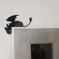 Mô hình trang trí cửa Night Fury Toothless - Thumbnail 1