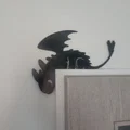 Mô hình trang trí cửa Night Fury Toothless - Thumbnail 2