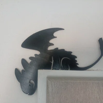 Mô hình trang trí cửa Night Fury Toothless