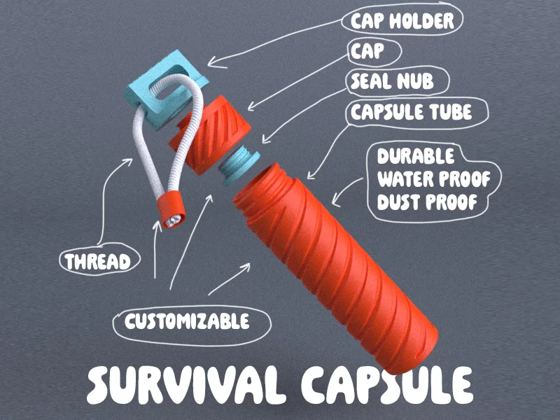 Kén sinh tồn (Survival Capsule) tùy chỉnh được - Image 1