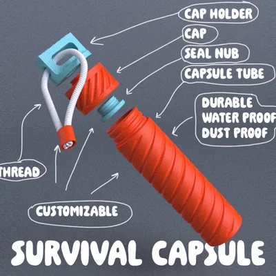 Kén sinh tồn (Survival Capsule) tùy chỉnh được