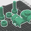 Mô hình xe đồ chơi chạy bằng bong bóng 3D cực vui cho bé - Thumbnail 2