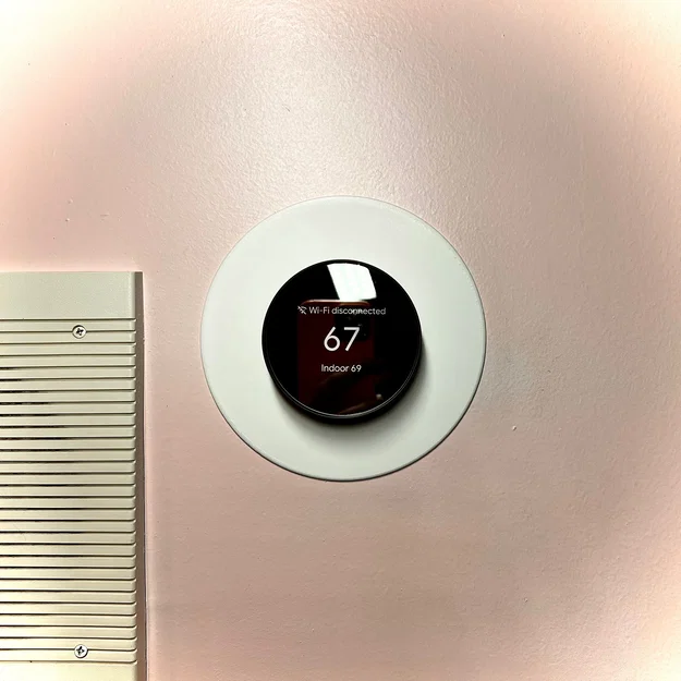 Bộ ốp tường hình tròn cho Nest Thermostat (3 kích thước) - Image 1