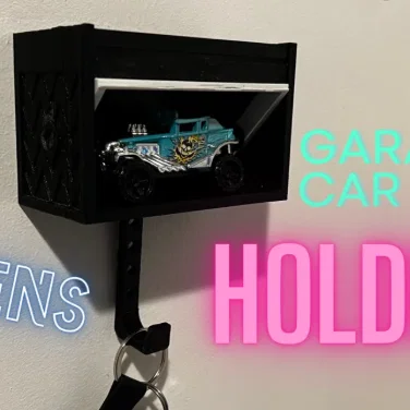 Móc Treo Chìa Khóa Hình Gara Xe Độc Đáo - Mẫu In 3D Sáng Tạo