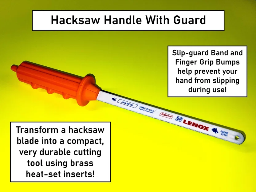 Tay Cầm Cưa Sắt Có Vành Chắn (Hacksaw Handle With Guard) - Image 1