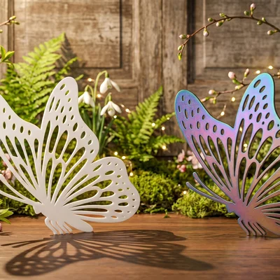 Bướm Filigree In 3D Tinh Tế