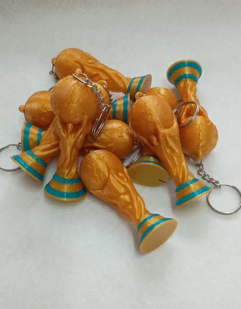 Móc khóa cúp vô địch bóng đá thế giới (World Cup Keyring) in 3D - Image 1
