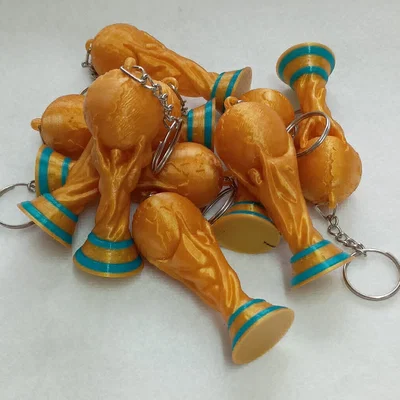 Móc khóa cúp vô địch bóng đá thế giới (World Cup Keyring) in 3D