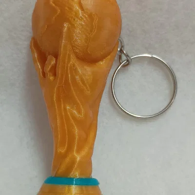 Móc khóa cúp vô địch bóng đá thế giới (World Cup Keyring) in 3D