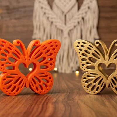 Mô hình Bướm Trái Tim In 3D Tinh Xảo