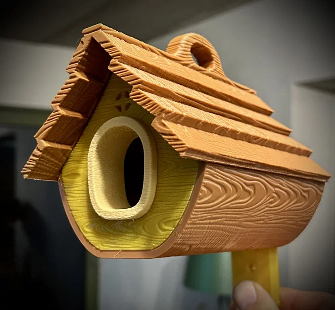 Mẫu in 3D Nhà Chim (Birdhouse) xinh xắn trang trí sân vườn - Image 1