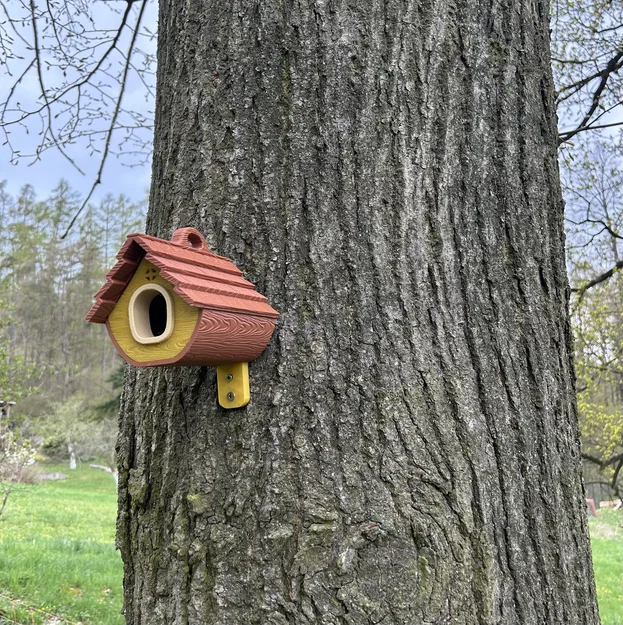 Mẫu in 3D Nhà Chim (Birdhouse) xinh xắn trang trí sân vườn - Image 2